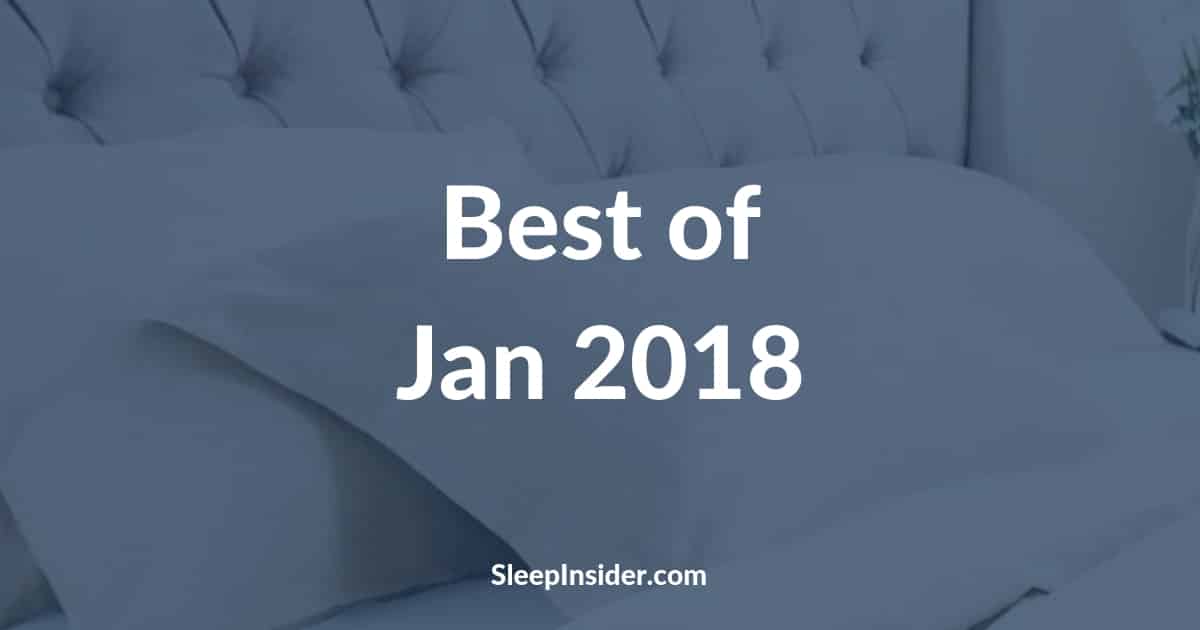 Best Sleep Blogs and Articles from Jan 2018