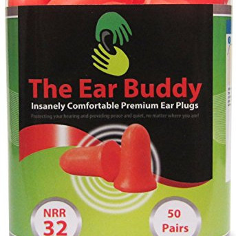 The Ear Buddy Premium Soft Foam Ear Plugs