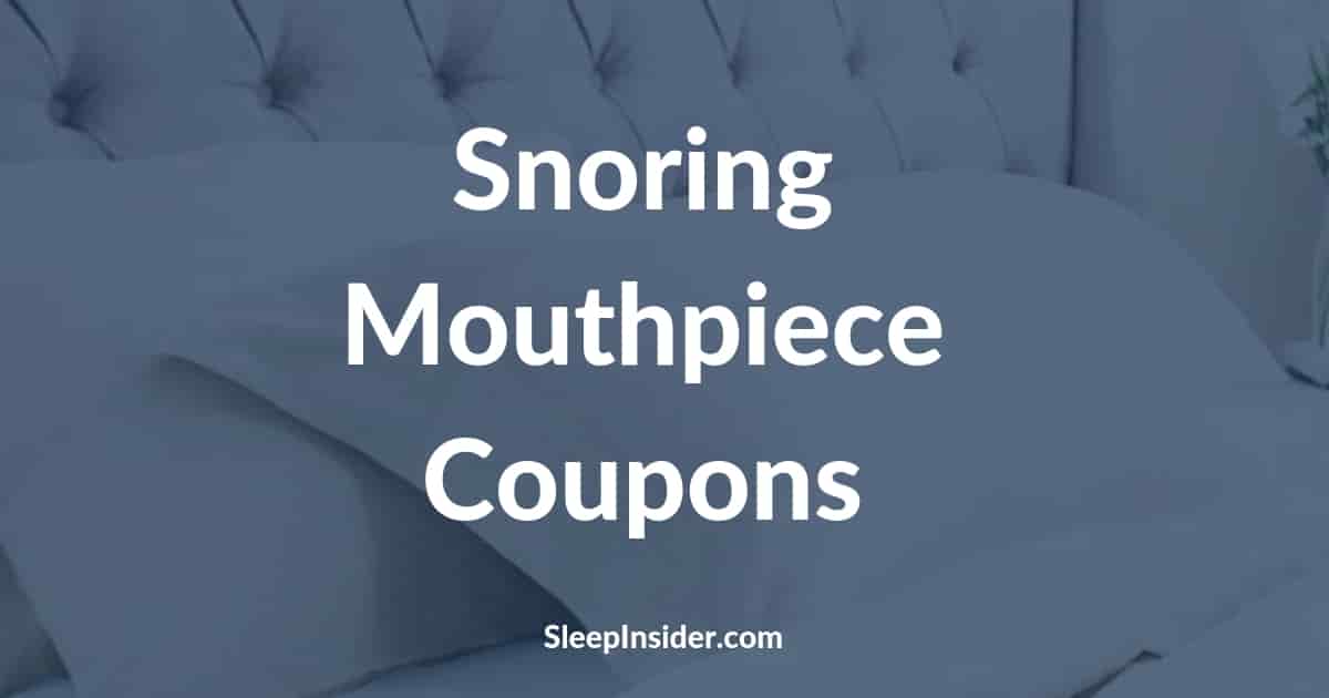 Snoring Mouthpiece Coupons